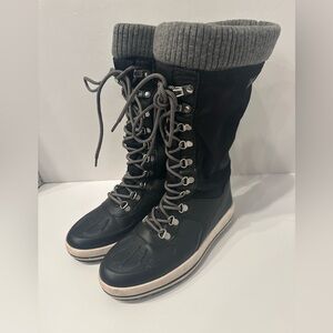 Cougar Stylish Black and Gray Women's Boots